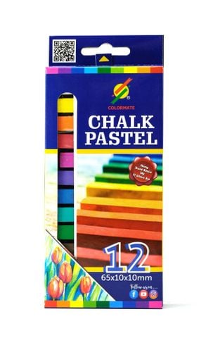 Hộp Giấy 12 Cây Phấn Màu