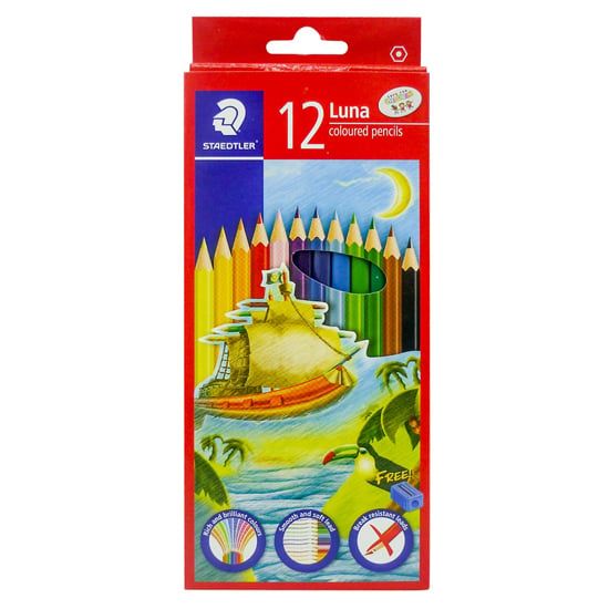 Bút Chì Màu Staedtler Luna 12 Màu 136C12 Kèm Gọt Chì