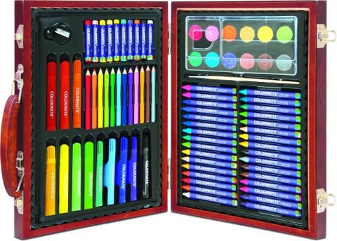 Bút Màu Hộp Gỗ  MS-82W