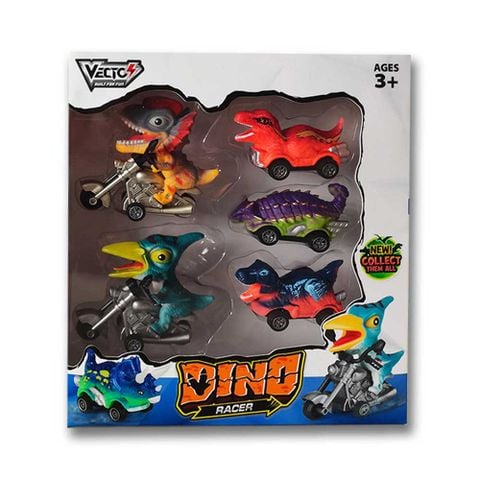 Bộ 5 Xe Khủng Long Chạy Trớn 1 Vecto Vt156-1