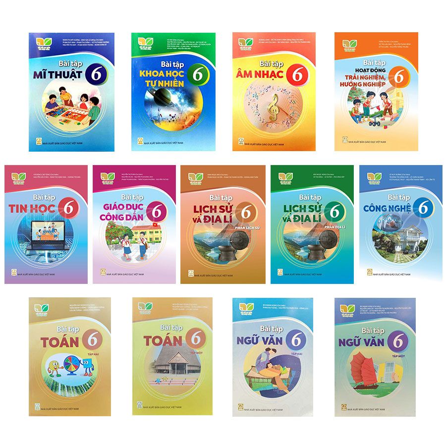 Sách Giáo Khoa Lớp 6 Kết Nối Tri Thức Với Cuộc Sống Bộ Bài Tập Năm 2021 (13 cuốn)