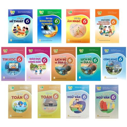 Sách Giáo Khoa Lớp 6 Kết Nối Tri Thức Với Cuộc Sống Bộ Bài Tập Năm 2021 (13 cuốn)