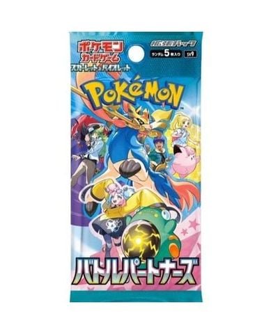 Bộ Cờ Chiến Thuật Pokemon - Bộ Cờ Mở Rộng Battle Partners SV9 PK-SV9-J MĐ (Bộ 5 thẻ bài ngẫu nhiên)