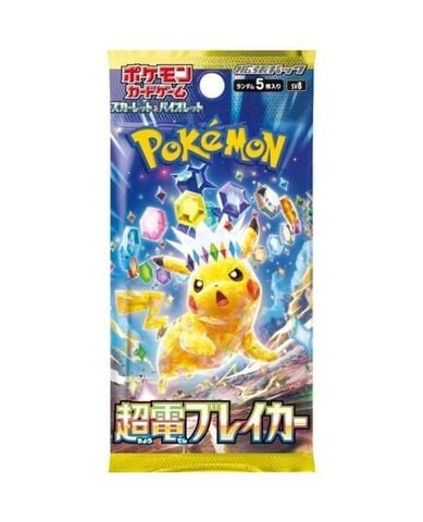 Bộ Cờ Chiến Thuật Pokemon - Bộ Cờ Mở Rộng Choden Breaker SV8  PK-SV8-J MĐ (Bộ 5 thẻ bài)