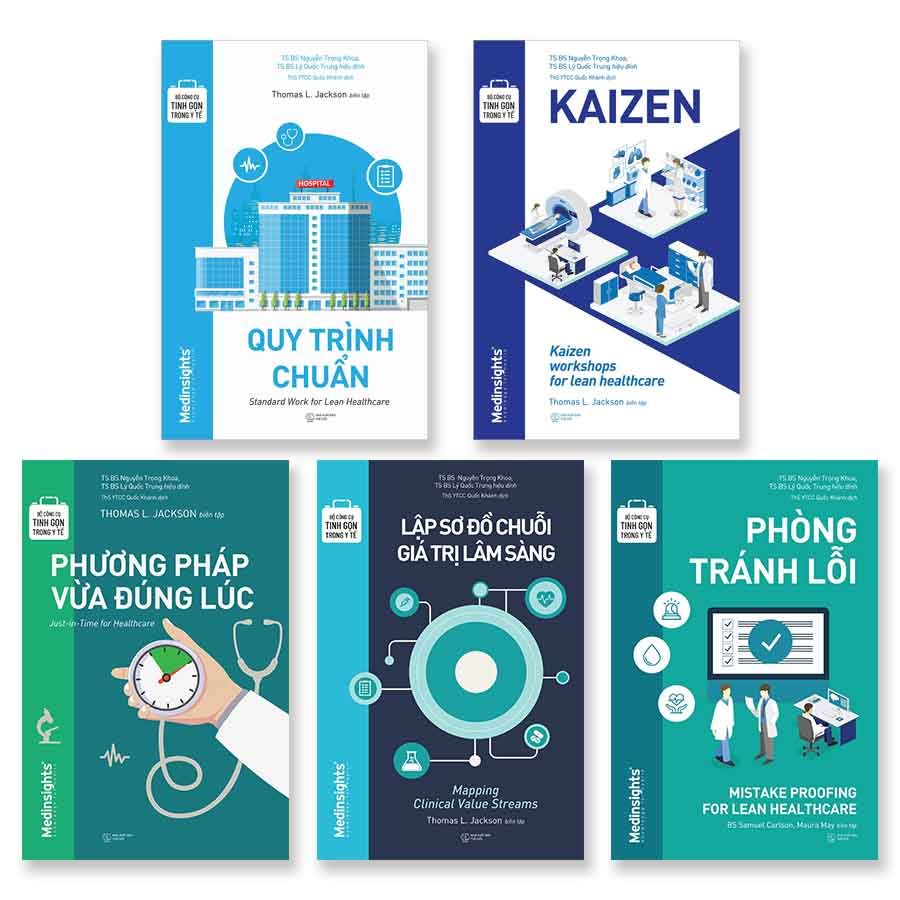Bộ Công Cụ Tinh Gọn Trong Y Tế (Bộ 5 cuốn)