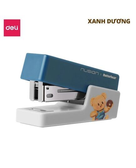 Bộ Dập Ghim + Đinh Ghim Deli NS083-B - Xanh Dương