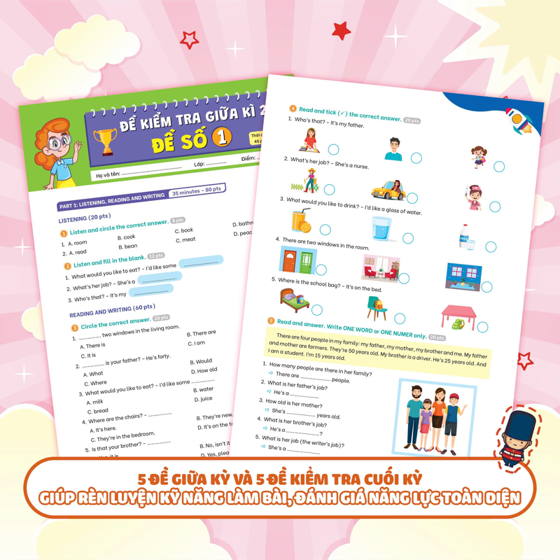 Bộ Đề Kiểm Tra Định Kỳ Tiếng Anh 3/2