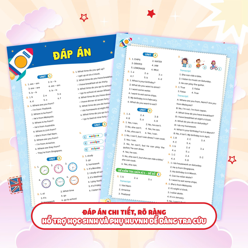 Bộ Đề Kiểm Tra Định Kỳ Tiếng Anh 4 Tập 1