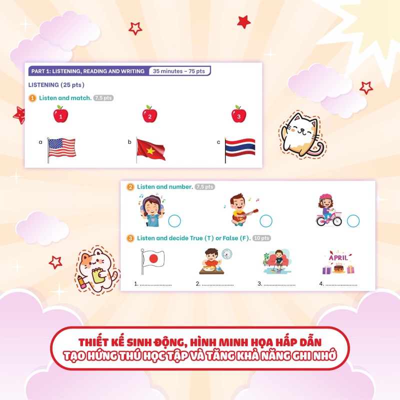 Bộ Đề Kiểm Tra Định Kỳ Tiếng Anh 4 Tập 1