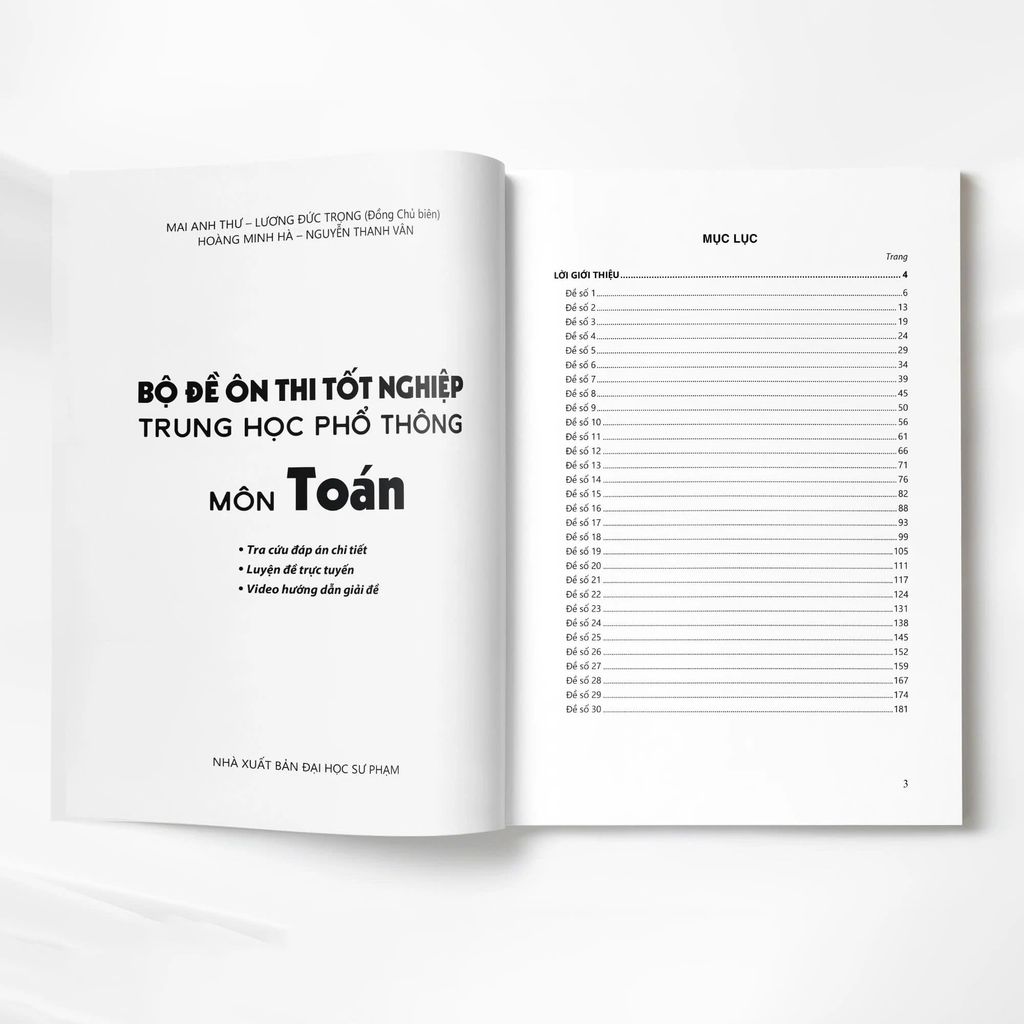 Bộ Đề Ôn Thi Tốt Nghiệp Trung Học Phổ Thông Môn Toán (Thần Tốc Thực Chiến)