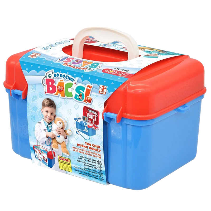Bộ Đồ Chơi Bác Sĩ Màu Xanh 19 PCS