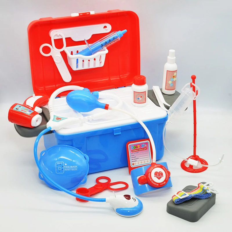 Bộ Đồ Chơi Bác Sĩ Màu Xanh 19 PCS