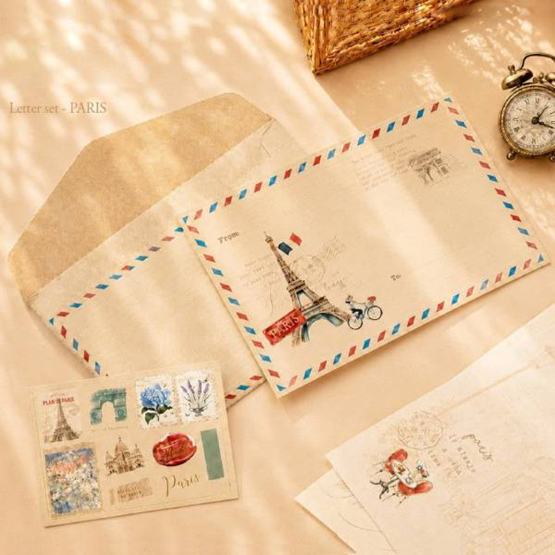 Bộ Giấy Viết Thư - Paris 12x18cm