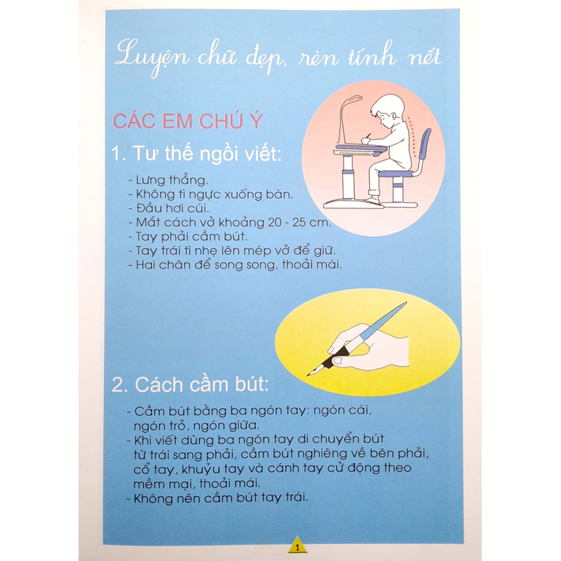 Bộ Kết Nối Tri Thức Với Cuộc Sống - Vở Ô Ly Tập Viết 1 - Hạ Cỡ Chữ Theo Nhóm Nét