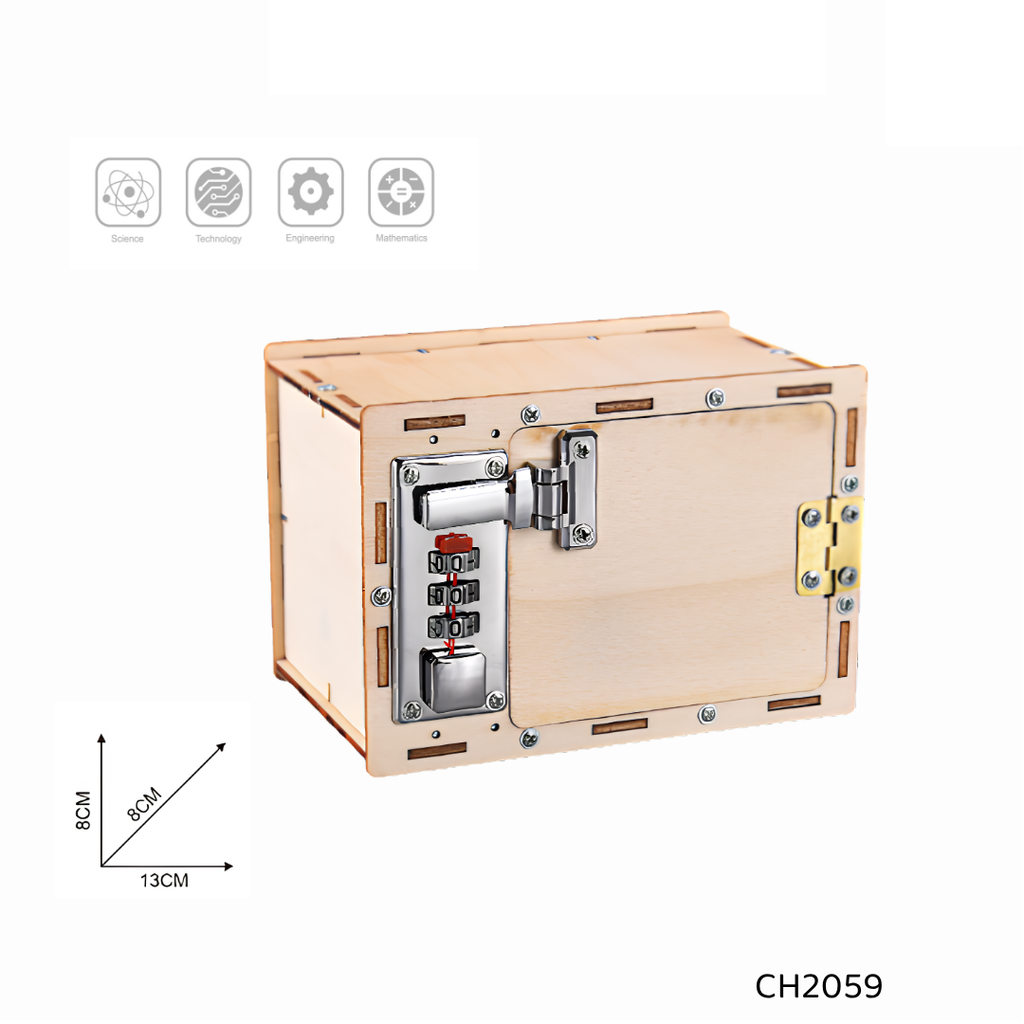 Chuang Huang Bộ Lắp Ráp Hộp Khóa Cơ Bằng Gỗ Ch2059