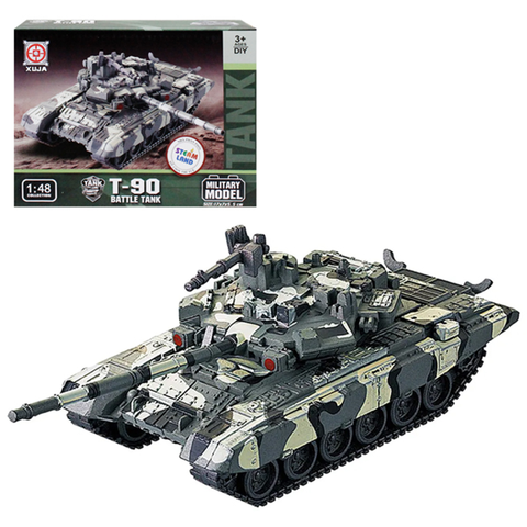 Xuja-24-49-Bộ Lắp Ráp Mô Hình Xe Tăng Chiến Đấu T-90 Tỷ Lệ 1:48 (Vnc)