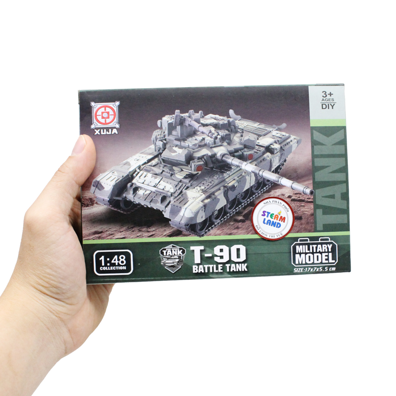 Xuja-24-49-Bộ Lắp Ráp Mô Hình Xe Tăng Chiến Đấu T-90 Tỷ Lệ 1:48 (Vnc)