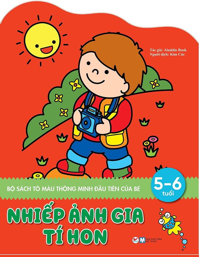 Bộ Sách Tô Màu Thông Minh Đầu Tiên Của Bé - Nhiếp Ảnh Gia Tí Hon (5-6 tuổi)