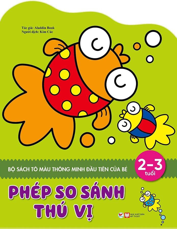 Bộ Sách Tô Màu Thông Minh Đầu Tiên Của Bé - Phép So Sánh Thú Vị (2-3 tuổi)