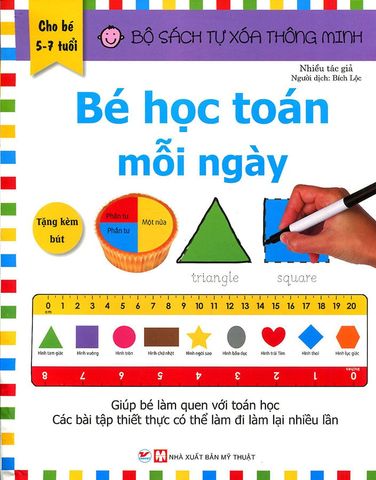 Bộ Sách Tự Xóa Thông Minh - Bé Học Toán Mỗi Ngày