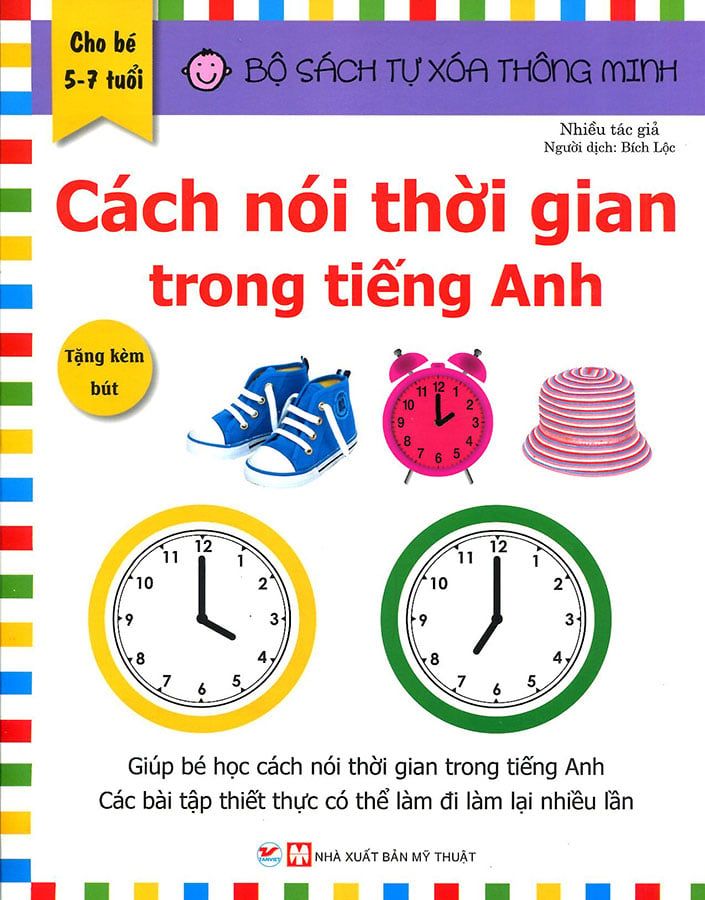 Bộ Sách Tự Xóa Thông Minh - Cách Nói Thời Gian Trong Tiếng Anh