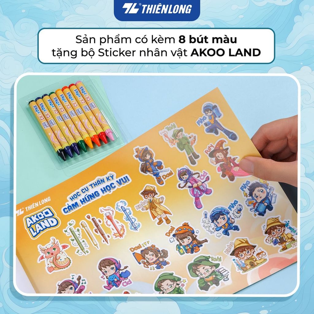 Bộ Tập Tô Màu 3D Thiên Long Colokit COB-C034/AK