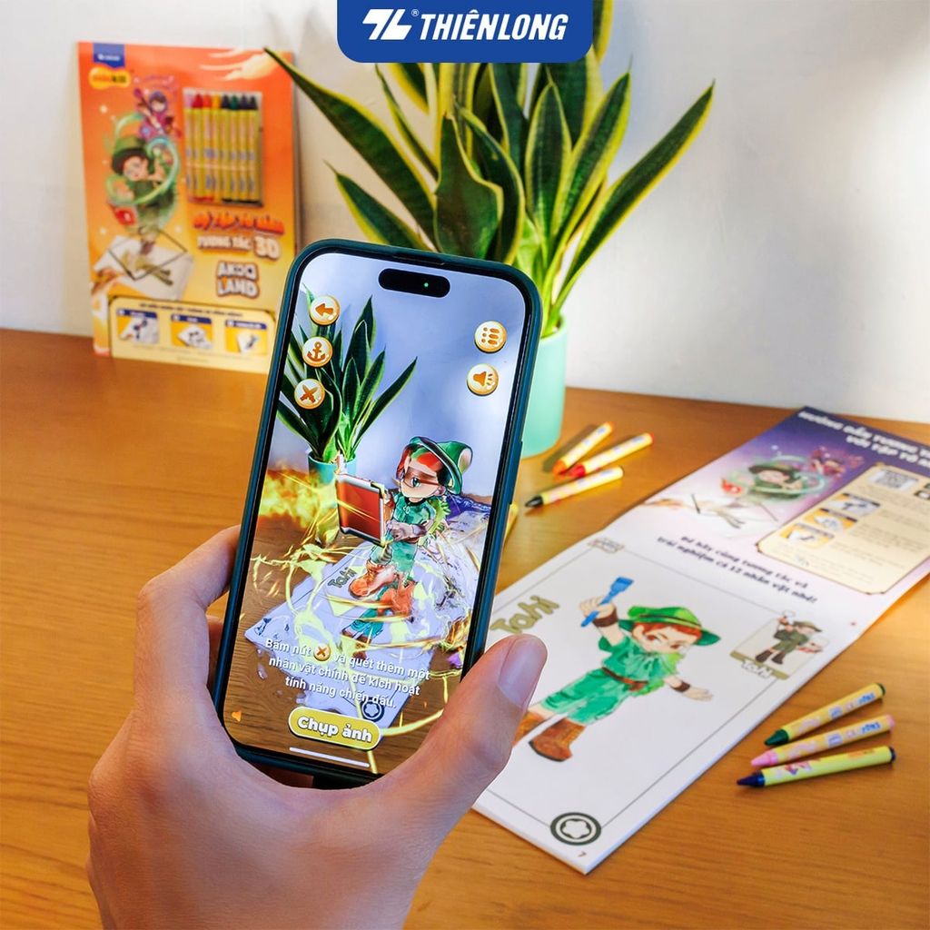 Bộ Tập Tô Màu 3D Thiên Long Colokit COB-C034/AK