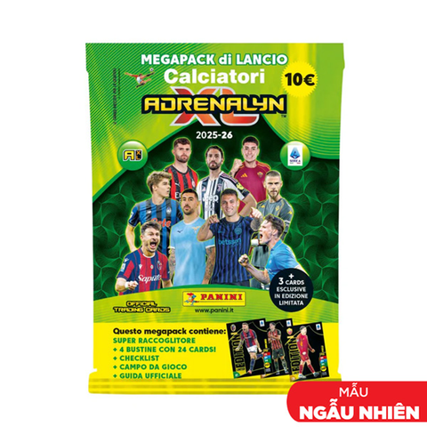 Panini Bộ Thẻ Hình Khởi Đầu Calciatori Aldrenalyn Xl 25-26 (Giao Mẫu Ngẫu Nhiên)