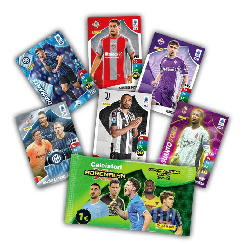 Panini Bộ Thẻ Hình Khởi Đầu Calciatori Aldrenalyn Xl 25-26 (Giao Mẫu Ngẫu Nhiên)