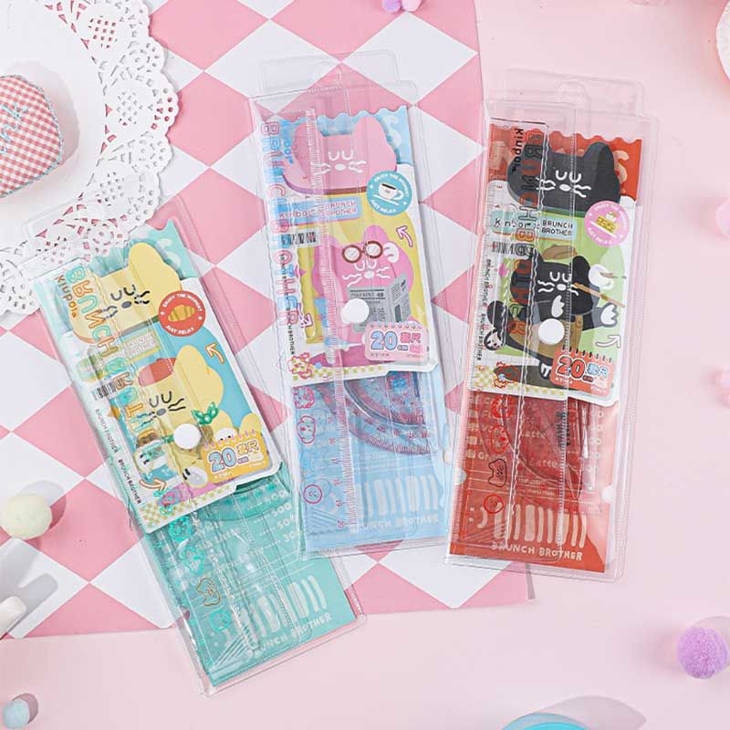 Bộ Thước GUBHX588218 BB 4 Chi Tiết 20cm