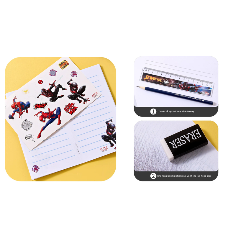 Bộ Viết Chì Màu Spiderman A90212-A1