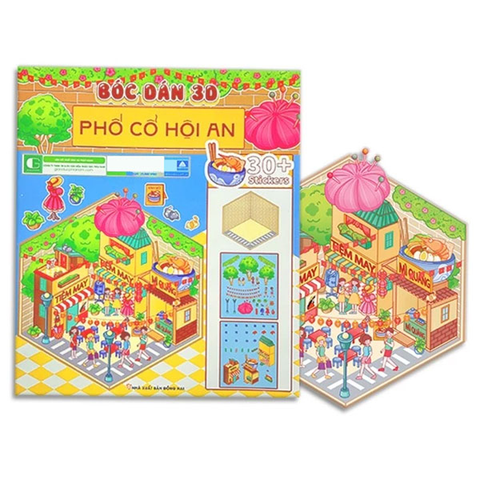 Bóc Dán 3D - Phố Cổ Hội An (Móc Treo)