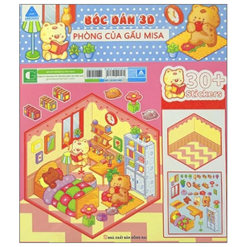 Bóc Dán 3D - Phòng Của Gấu Misa (Móc Treo)