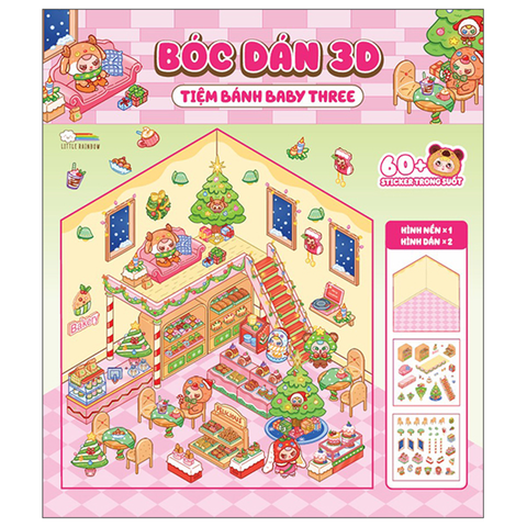 Bóc Dán 3d- Tiệm Bánh Baby Three
