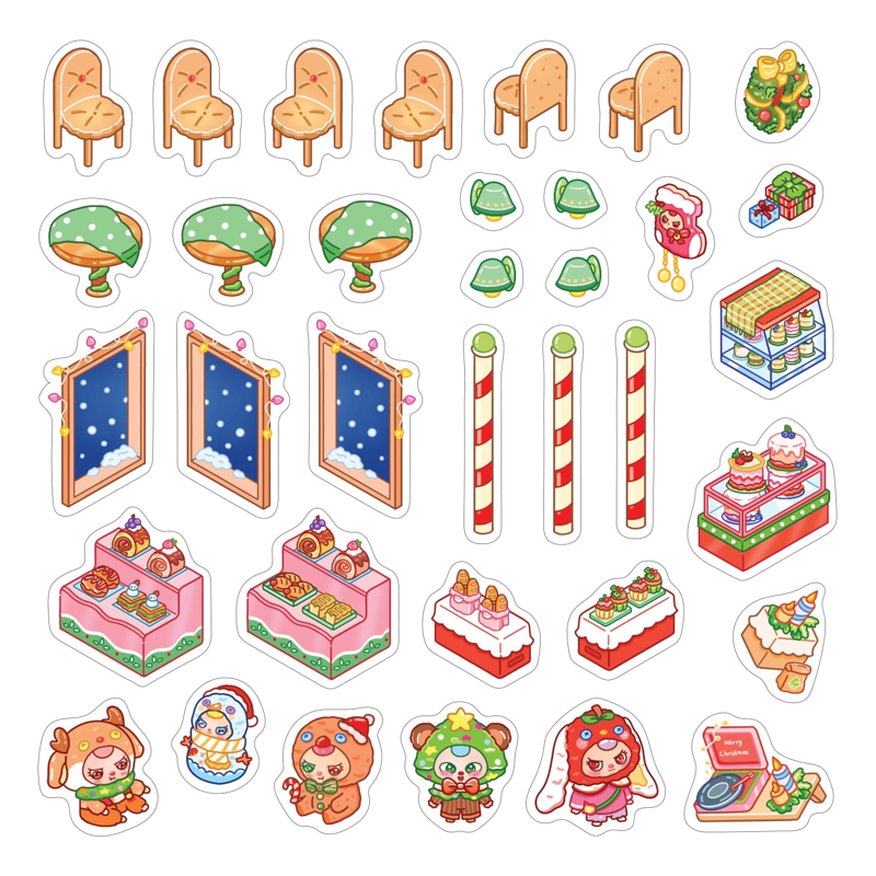Bóc Dán 3d- Tiệm Bánh Baby Three