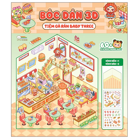 Bóc Dán 3D - Tiệm Gà Rán Baby Three