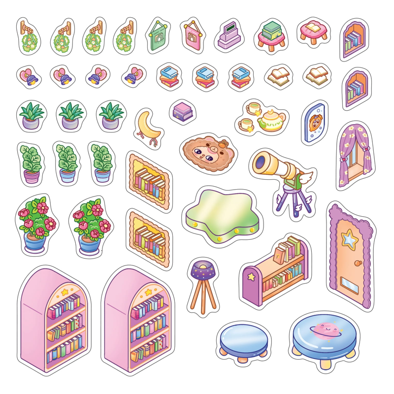 Bóc Dán 3D - Tiệm Sách Baby Three