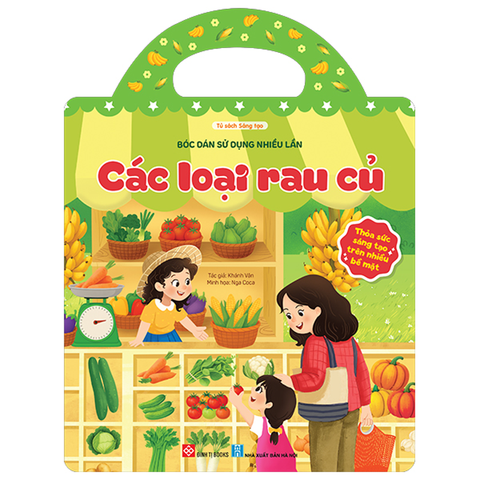 Bóc Dán Sử Dụng Nhiều Lần-Các Loại Rau Củ