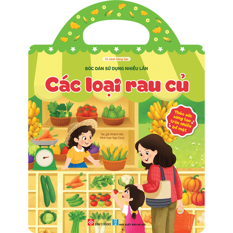 Bóc Dán Sử Dụng Nhiều Lần-Các Loại Rau Củ