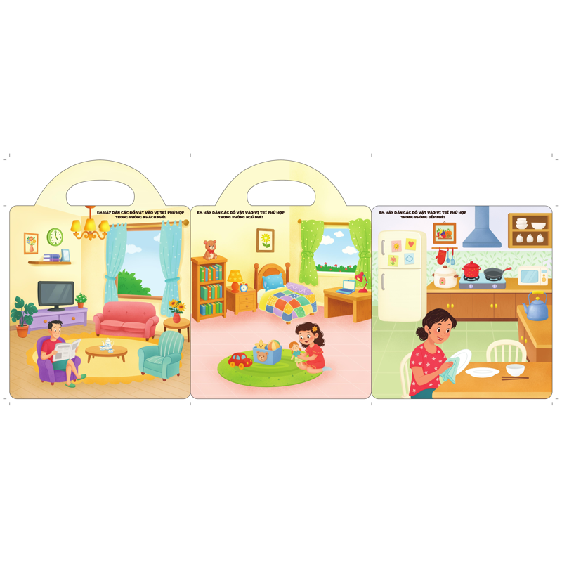 Bóc Dán Sử Dụng Nhiều Lần - Đồ Vật Trong Nhà