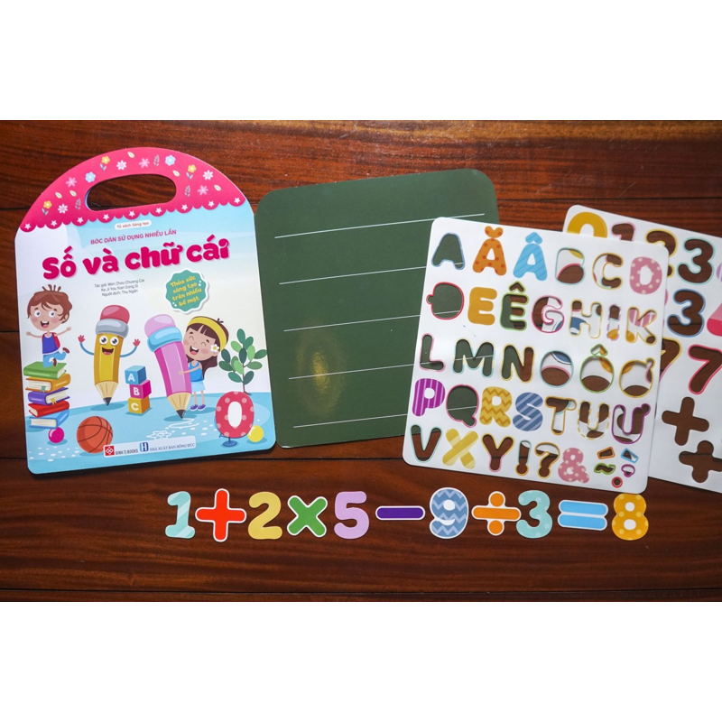 Bóc Dán Sử Dụng Nhiều Lần - Số Và Chữ Cái