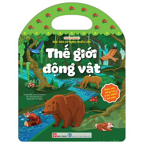 Bóc Dán Sử Dụng Nhiều Lần-Thế Giới Động Vật