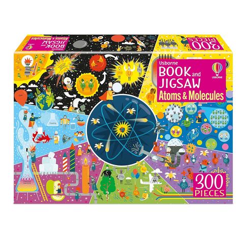 Book And Jigsaw: Atoms And Molecules