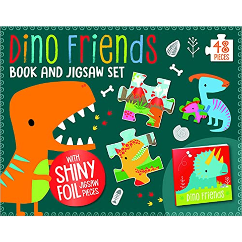 Book & Jigsaw: Dino Friends