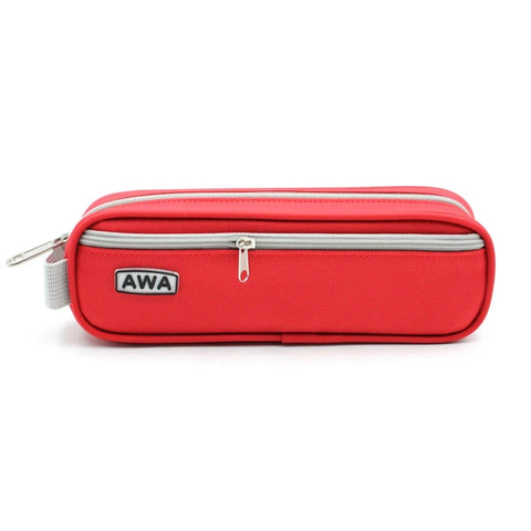 BÓP VIẾT AWA 2 NGĂN HVA, ĐỎ (A4953-PM)