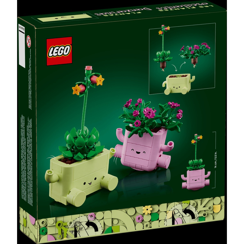 Lego Botanicals Đồ Chơi Lắp Ráp Chậu Cây Nhí Nhảnh 11506