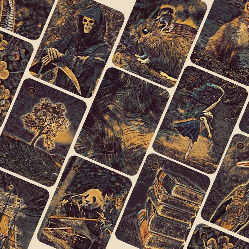 Dreaming Lenormand - Bộ Bài Và Sách Hướng Dẫn