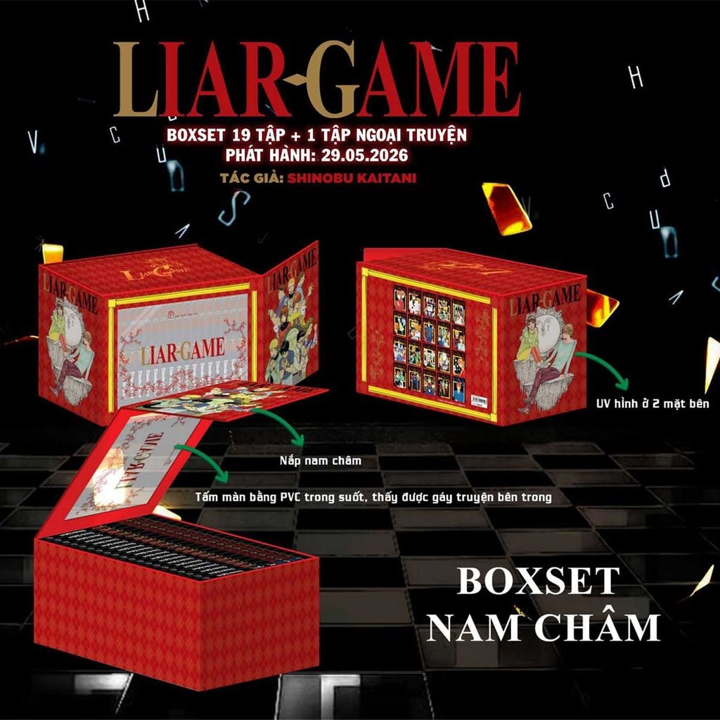 Boxset Liar Game: Tập 1 - 19 + Ngoại Truyện (Bộ 20 Tập)