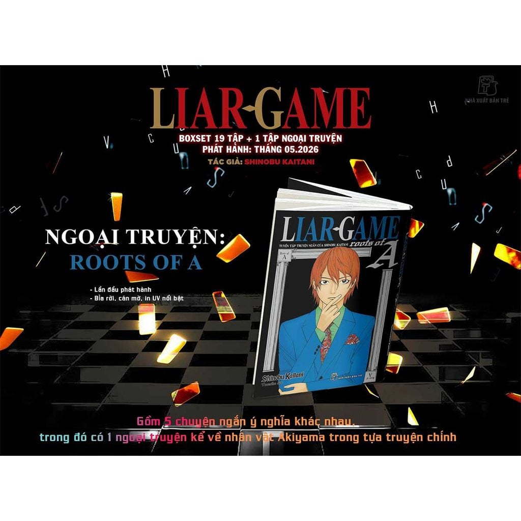 Boxset Liar Game: Tập 1 - 19 + Ngoại Truyện (Bộ 20 Tập)
