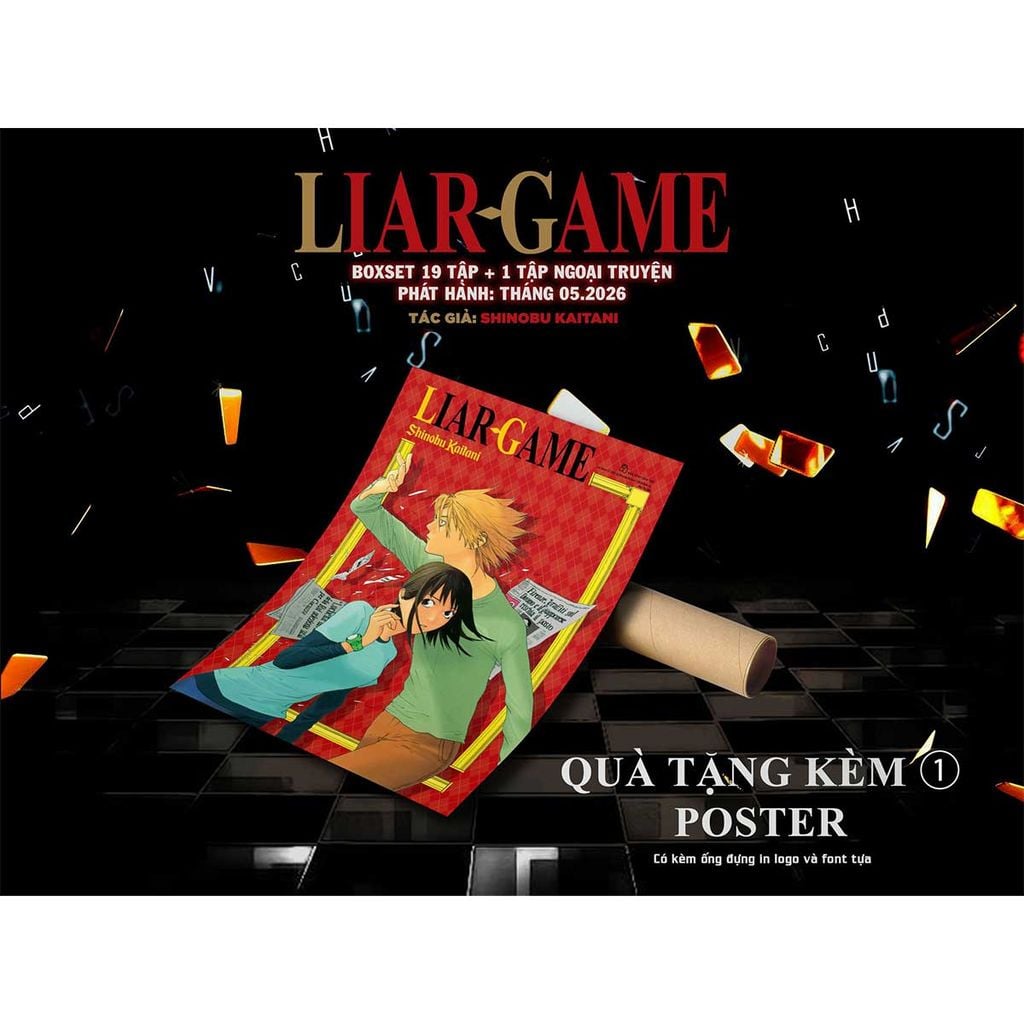 Boxset Liar Game: Tập 1 - 19 + Ngoại Truyện (Bộ 20 Tập)